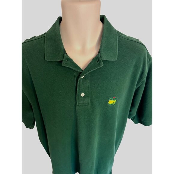 Augusta National Golf Shop Size Large Slazenger Green Masters Polo - Picture 2 of 7